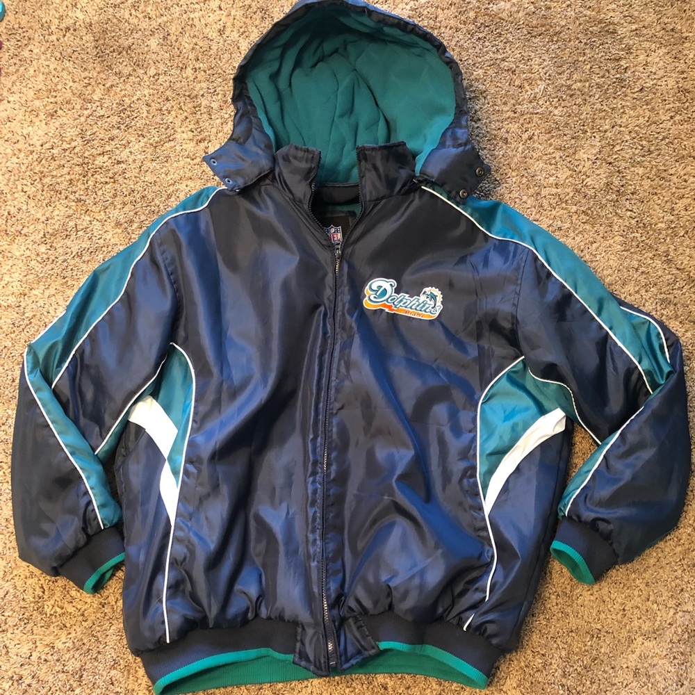 Reebok Early 2000s Miami Dolphins Jacket